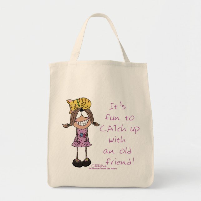 CATch Up Tote Bag (Front)