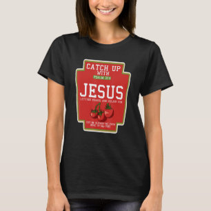 Catch Up With Jesus Lazy Halloween Costume Pun Chr T-Shirt