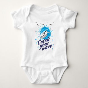 Catch Your Wave Baby Bodysuit