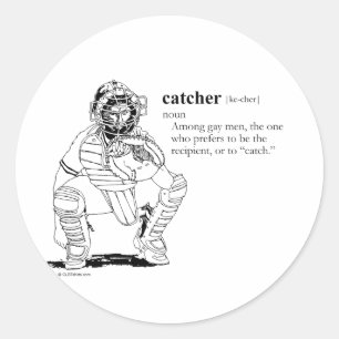 CATCHER CLASSIC ROUND STICKER