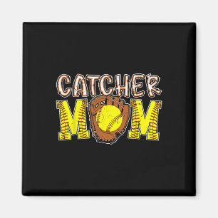 Catcher Mom Softll Catcher Mom Softll Catcher Mama Magnet