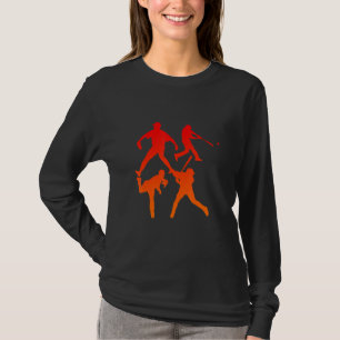 Catcher Pitcher Batter Boys Men's Retro Baseball P T-Shirt