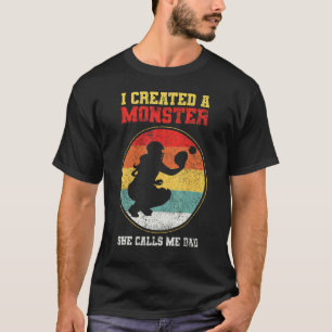 Catcher Softball Dad Father's Day 1 T-Shirt