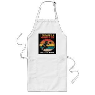 Catcher Softball Dad Father's Day Long Apron