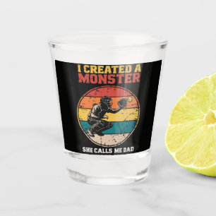 Catcher Softball Dad Father's Day Shot Glass