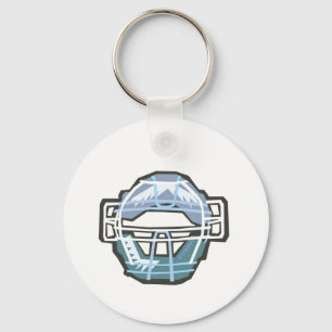 Catchers Mask Key Ring