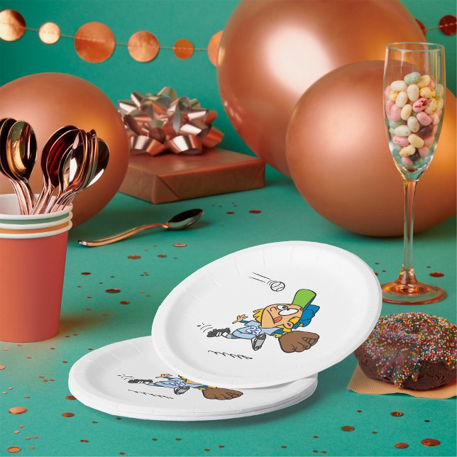 Catching A Baseball Paper Plate (Creator Uploaded)