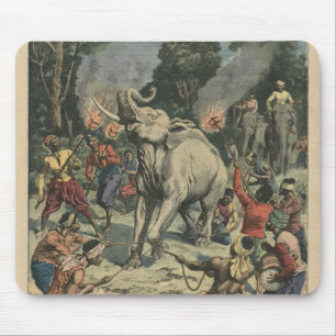 Catching a white elephant in Siam Mouse Pad