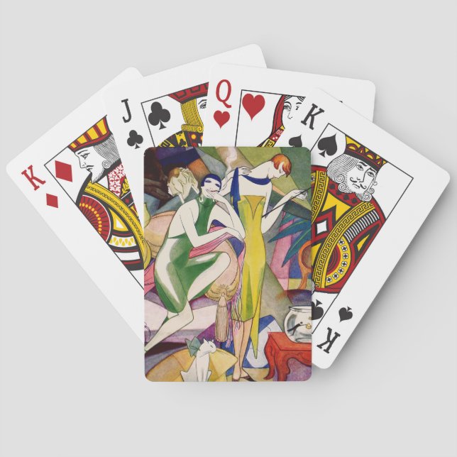 Catching Goldfish Playing Cards (Back)