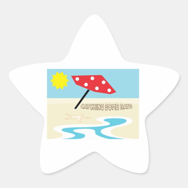 Catching Some Rays Star Sticker (Front)