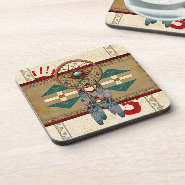 Catching Spirit Native American Coaster (Left Side)