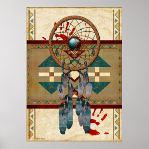 Catching Spirit Native American Poster