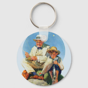 Catching the Big One Key Ring