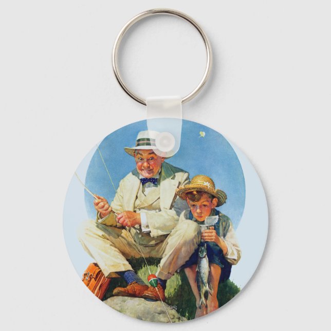 Catching the Big One Key Ring (Front)