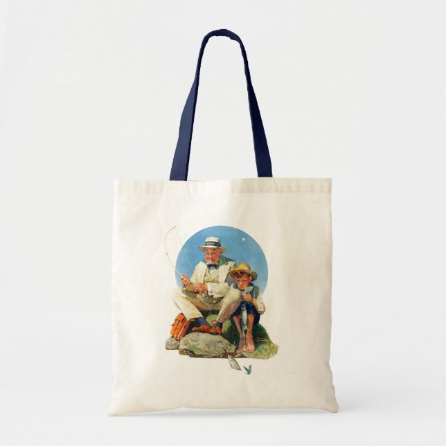 Catching the Big One Tote Bag (Front)