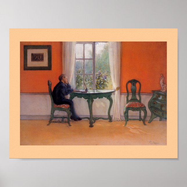 Catching Up on Schoolwork Poster (Front)