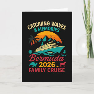 Catching Waves Memories Bermuda Family Cruise 2026 Card