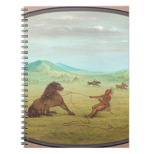 Catching Wild Horses Pawnee Notebook