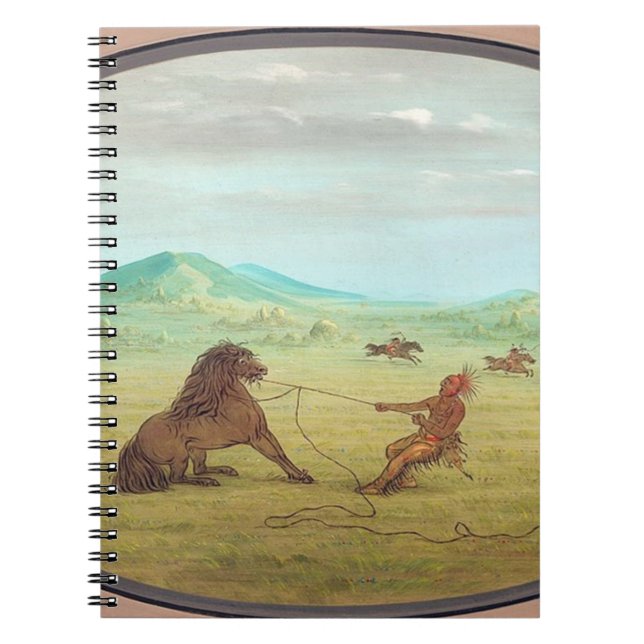 Catching Wild Horses Pawnee Notebook (Front)
