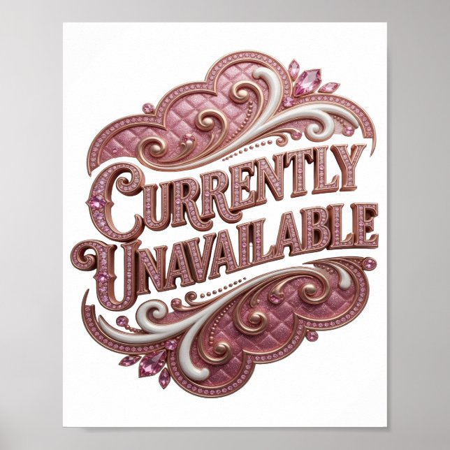 Catchy Pink CURRENTLY UNAVAILABLE Poster (Front)