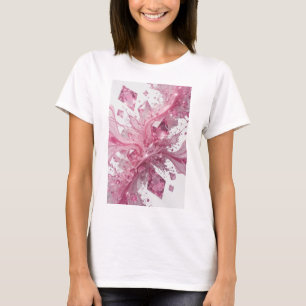 Catchy Pink PINK DIAMONDS AND GLITTER Wearable Art T-Shirt