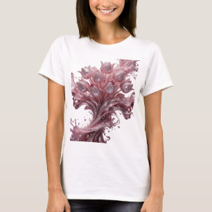 Catchy Silver ABSTRACT ART Custom Tee