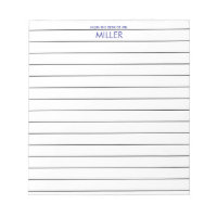 Catchy Teacher Lined Paper From The Desk Of