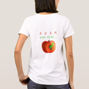 Catchy Text T-Shirt with Paradise Apple
