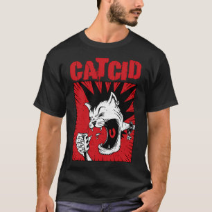 Catcid - RANCID Punk Cat Parody T-Shirt