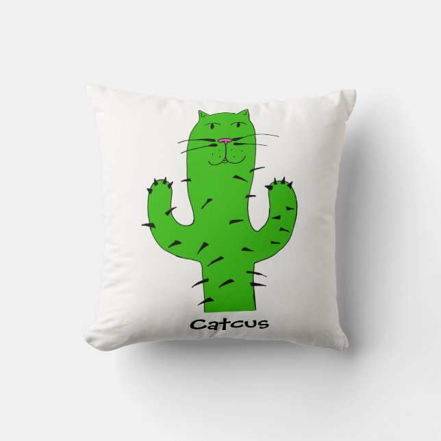 Catcus 2.0 Pillow (Front)