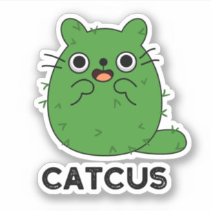 Catcus Funny Cat Cactus Pun 