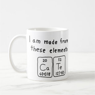 Cate periodic table name mug