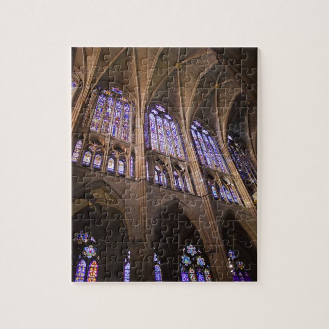 Catedral de Leon, interior stained glass windows Jigsaw Puzzle (Vertical)