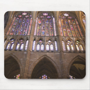 Catedral de Leon, interior stained glass windows Mouse Pad
