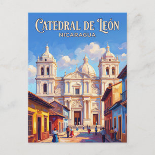 Catedral de León Nicaragua Postcard