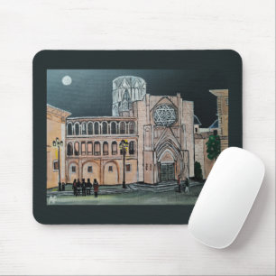 Catedral de Santa María Painting by Alfred Fox Mouse Pad