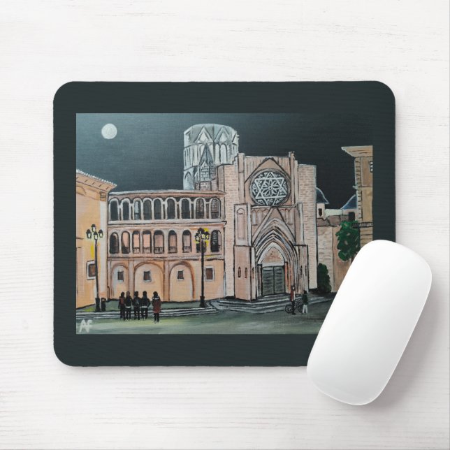 Catedral de Santa María Painting by Alfred Fox Mouse Pad (With Mouse)