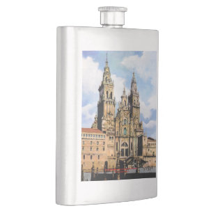 Catedral de Santiago de Compostela (A Coruña) Hip Flask