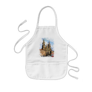 Catedral de Santiago de Compostela (A Coruña) Kids Apron