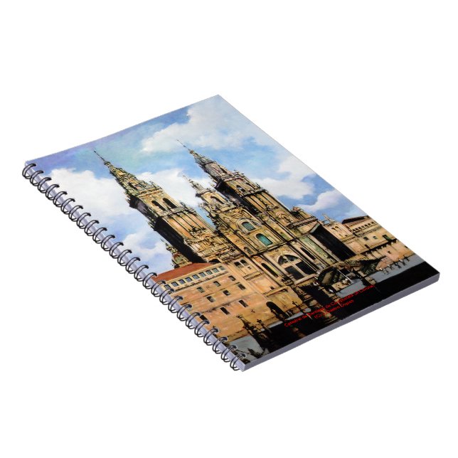 Catedral de Santiago de Compostela (A Coruña) Notebook (Right Side)