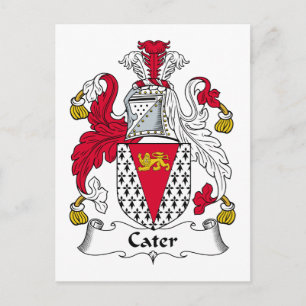 Cater Family Crest Postcard