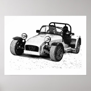 Caterham car poster