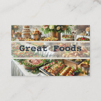 Catering business cards