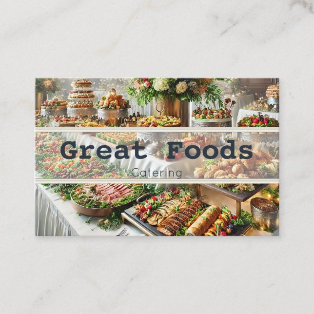 Catering business cards (Front)