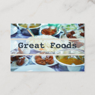 Catering business cards