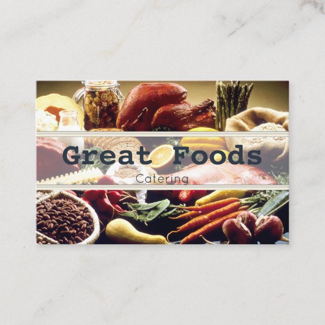 Catering business cards (Front)