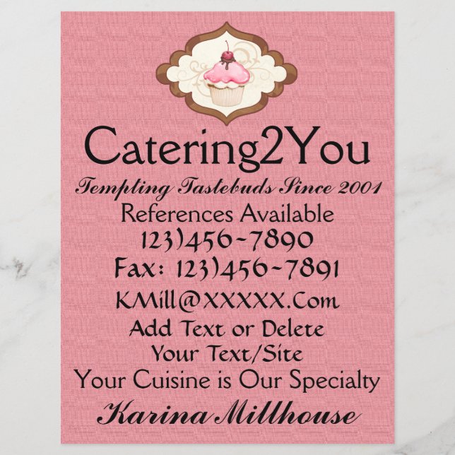 Catering Business Flyer - SRF (Front)