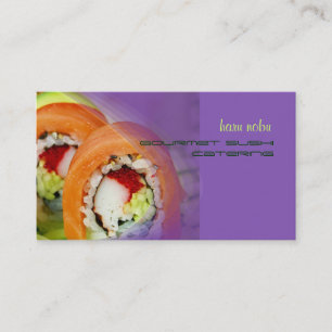 Catering business, photo template business card