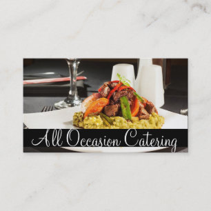 Catering Chef Wedding Planner Food Restaurant Business Card