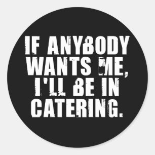 Catering Classic Round Sticker